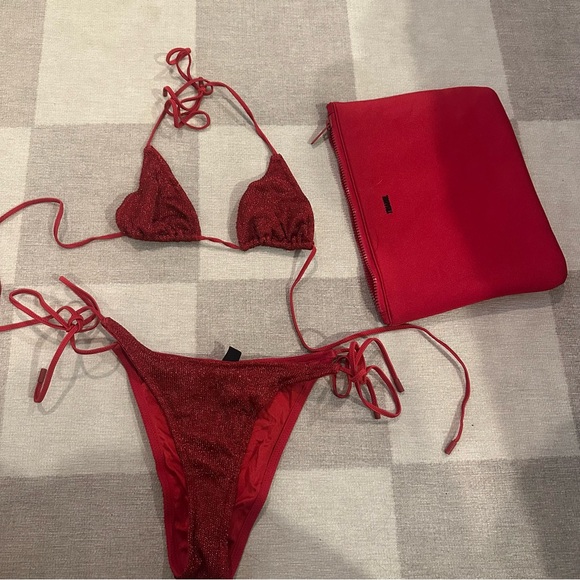 triangl swimwear Other - Triangl Swimwear Red Bikini